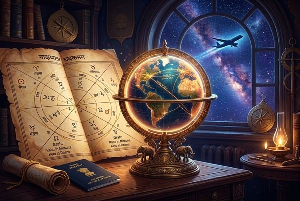 Foreign Settlement Astrology & Visa Yoga Analysis